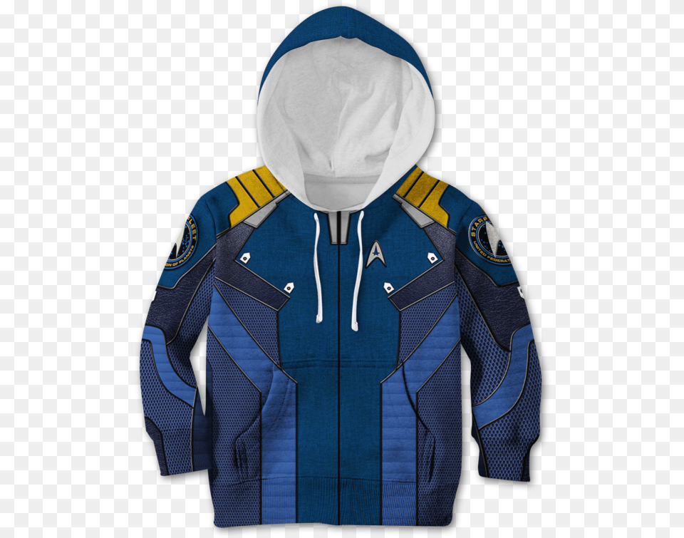 3d Captain Kirk Star Trek Beyond Kid Full Print Hoodie Sweatshirt, Clothing, Coat, Hood, Knitwear Free Png