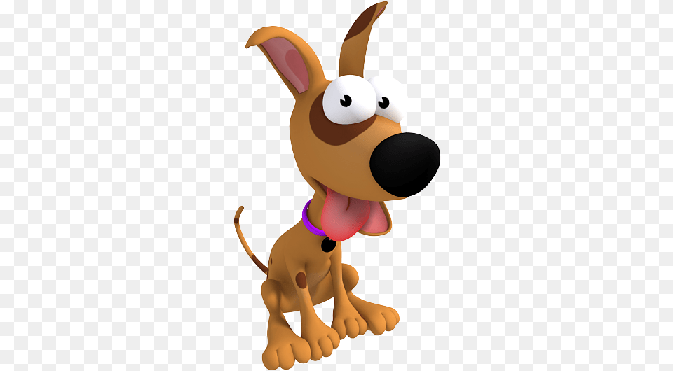 3d Cartoon Dog Tired And Sitting Dog Tired Cartoon Character, Plush, Toy, Nature, Outdoors Png Image