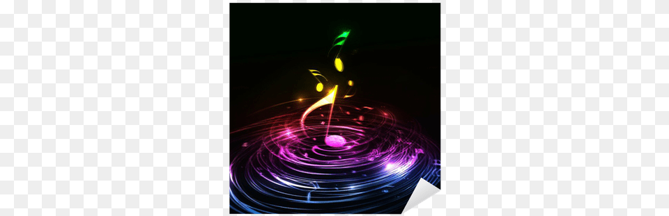 3d Colorful Music Notes, Light, Art, Graphics, Pattern Free Png
