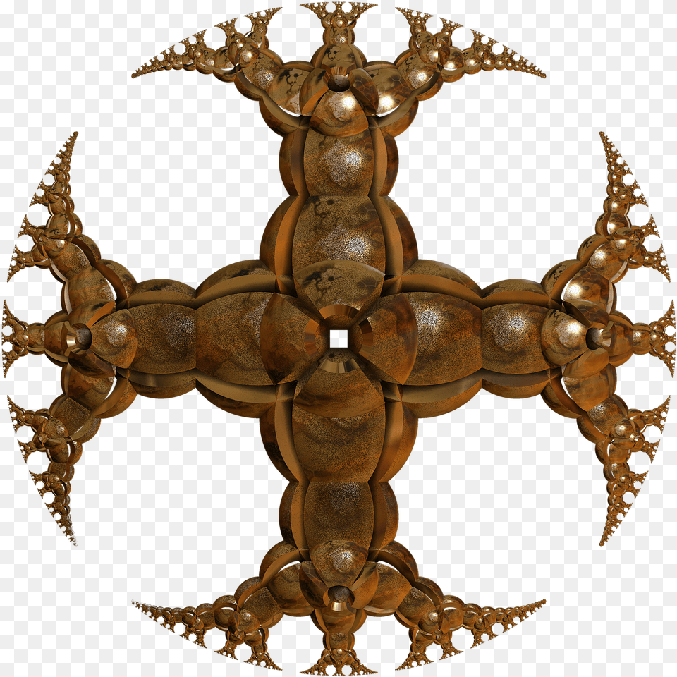 3d Computer Graphics, Accessories, Bronze, Chandelier, Cross Free Transparent Png