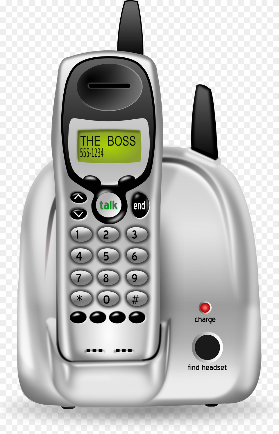 3d Cordless Phone Clipart Illustration Cordless Phone Cordless Phone Clipart, Electronics, Mobile Phone Free Png