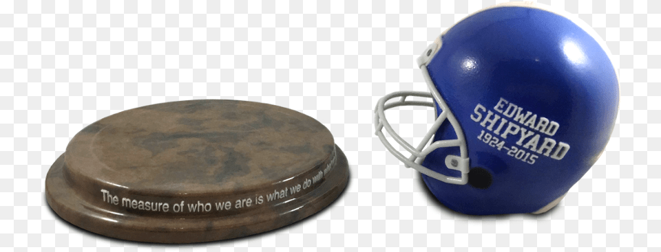 3d Cremation Urn Sphere, Helmet, American Football, Playing American Football, Person Png Image