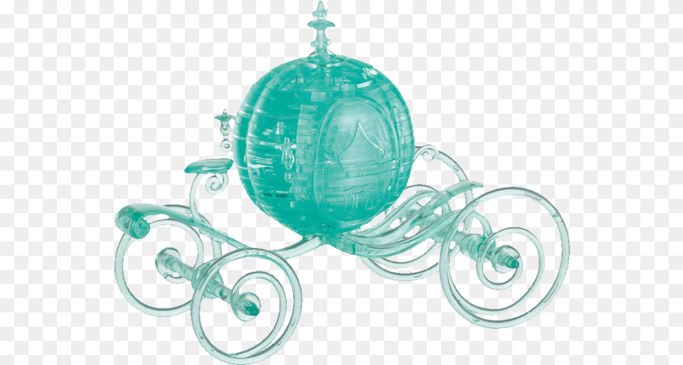 3d Crystal Puzzle Deluxe 3d Crystal Puzzle Cinderella Carriage, Turquoise, Accessories, Jewelry, Earring Png Image