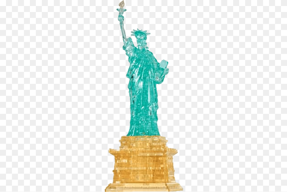 3d Crystal Puzzle Deluxe Statue Of Liberty Crystal Puzzle, Art, Bronze, Adult, Wedding Free Png