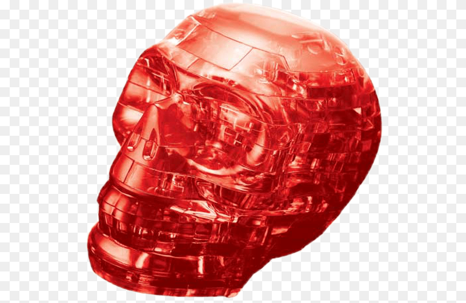 3d Crystal Puzzle Red Skull 3d Puzzle, Cap, Clothing, Hat, Swimwear Png