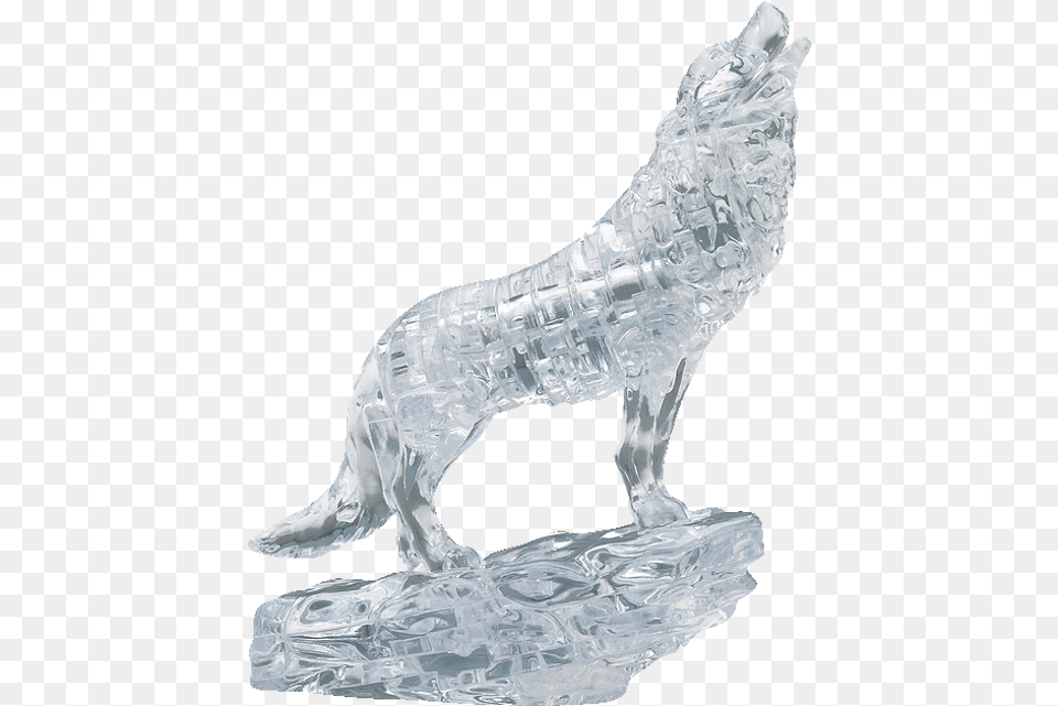 3d Crystal Puzzle Wolf, Ice, Person, Figurine Png