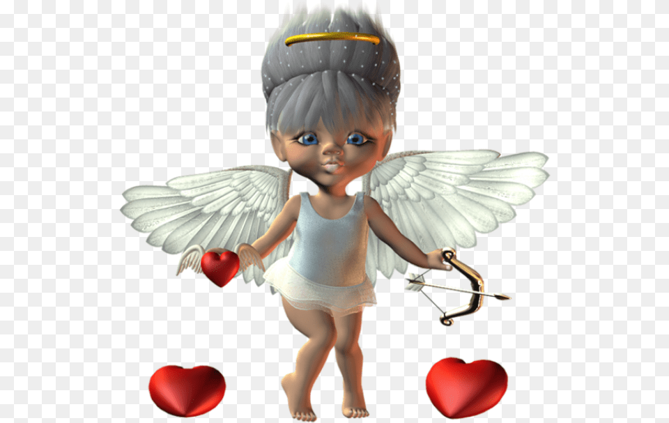 3d Cupid, Doll, Toy, Baby, Person Free Png