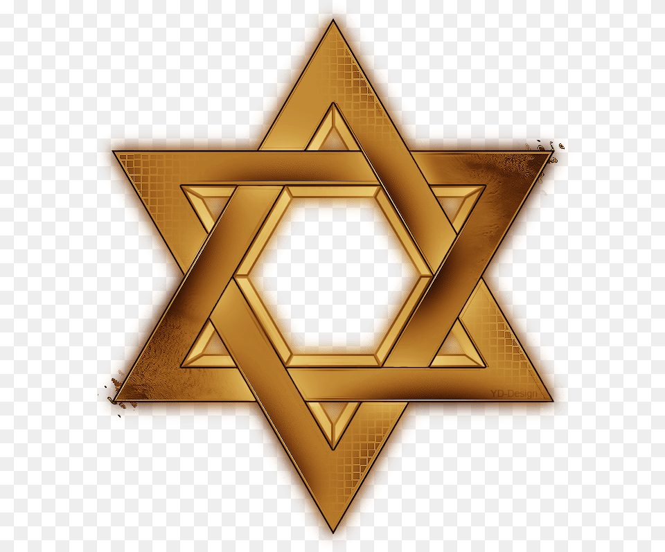 3d David Star Israel 3d Digital Art Art Hanukkah Thank You Cards, Gold, Symbol, Star Symbol Free Transparent Png