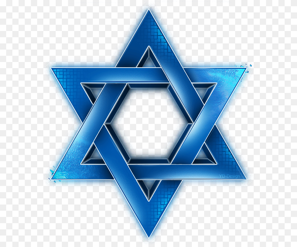 3d David Star Israel 3d Digital Art Art Jewish Star Transparent Background, Symbol, Star Symbol Free Png Download