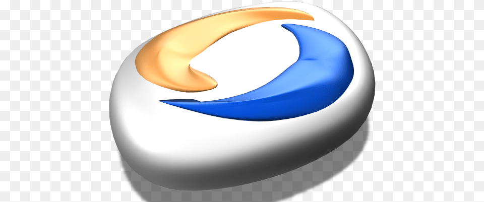 3d Design By Hello Jan 25 Crescent, Logo, Sphere, Disk Free Png