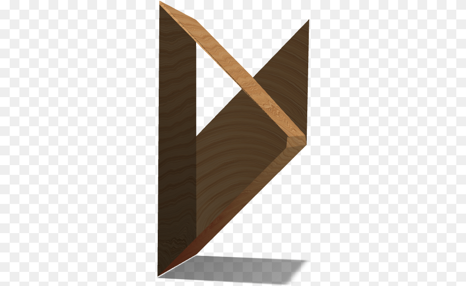 3d Design By The Arc Pyro Almond Grumpfern Of Riverclam Plywood, Wood, Triangle Free Png