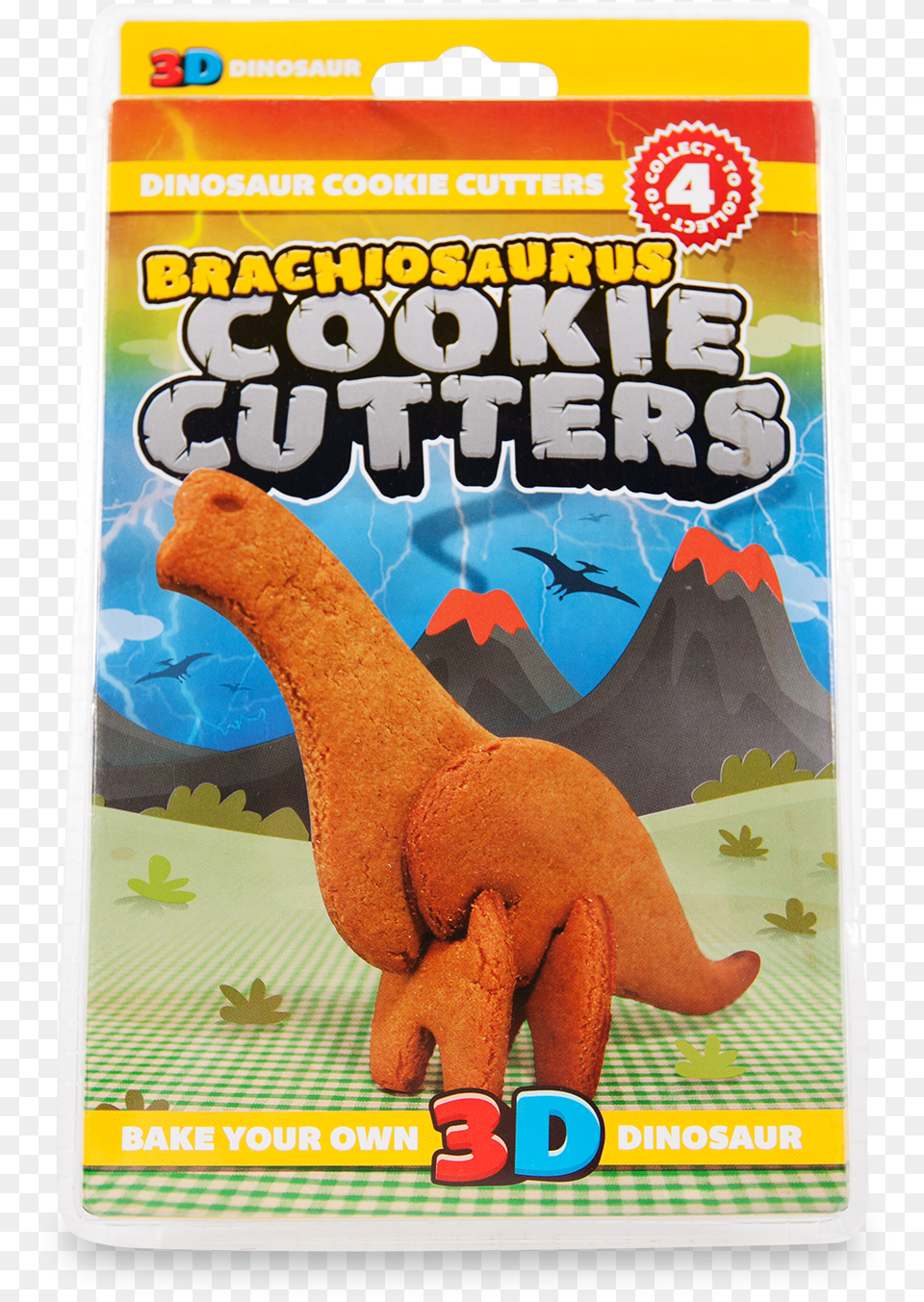 3d Dinosaur Cookie Cutter Brachiosaurus Animal Figure, Plush, Toy, Bird Free Png Download