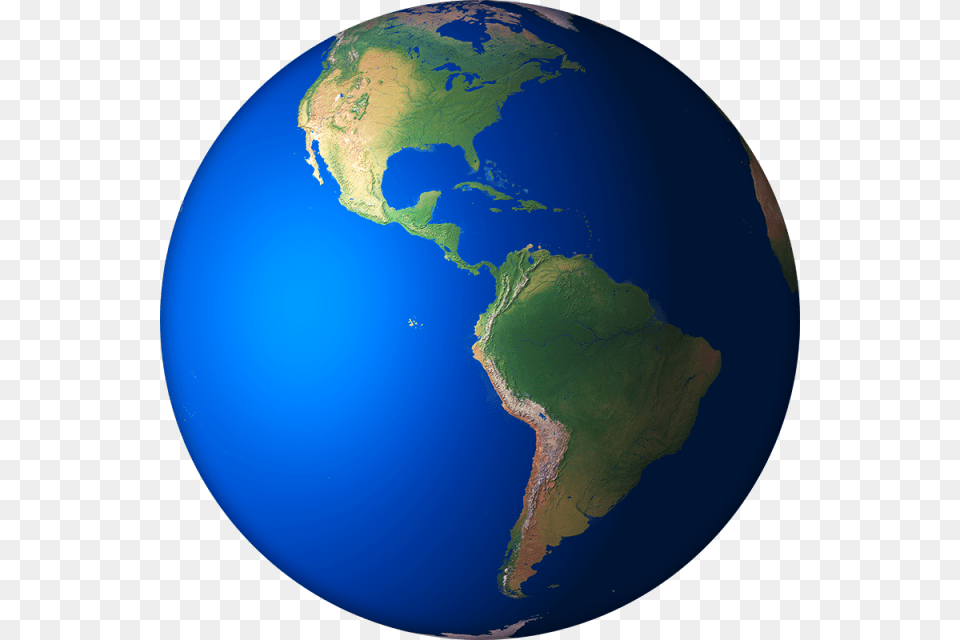 3d Earth Render 02 Globe Earth Planet And Psd Planeta Terra Em 3d, Astronomy, Outer Space Free Png Download