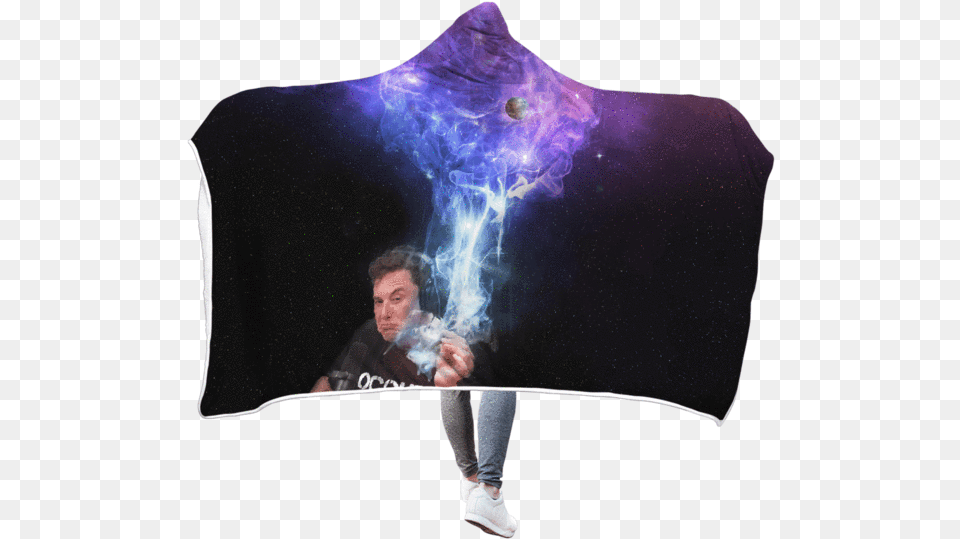 3d Elon Musk Smoking Out Space Full Print Hooded Blanket Elon Musk Wallpaper Phone, Adult, Bride, Female, Person Free Png
