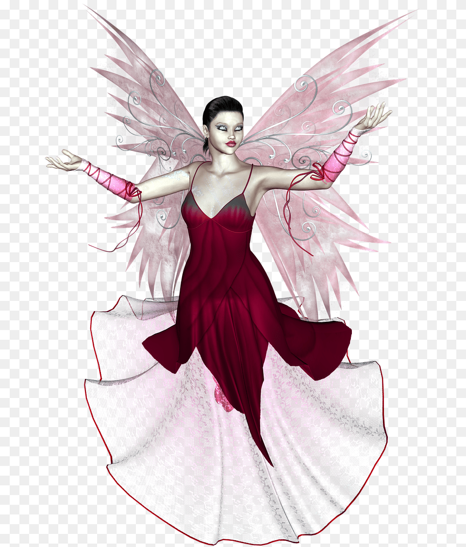 3d Fairy Transparent, Dancing, Person, Leisure Activities, Adult Png Image