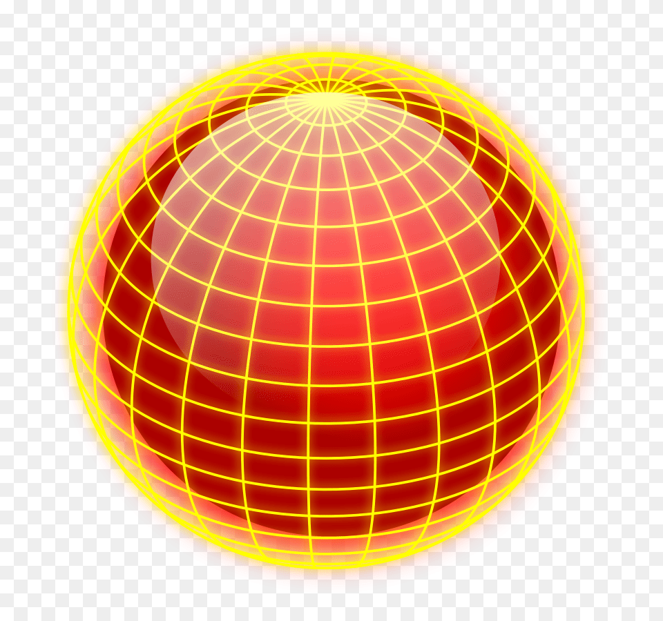 3d Globe Vector Orange Red Globe, Sphere, Astronomy, Outer Space, Lamp Free Png Download