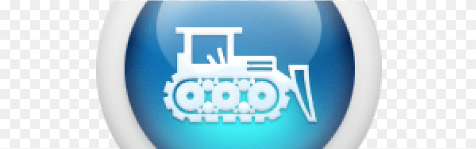 3d Glossy Blue Orb Icon Transport Travel Tractor2 Label, Logo Free Transparent Png