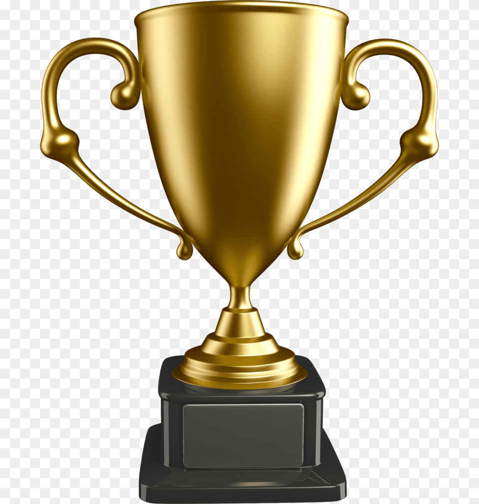3d Golden Trophy Transparent Background Trophy, Cup Png Image