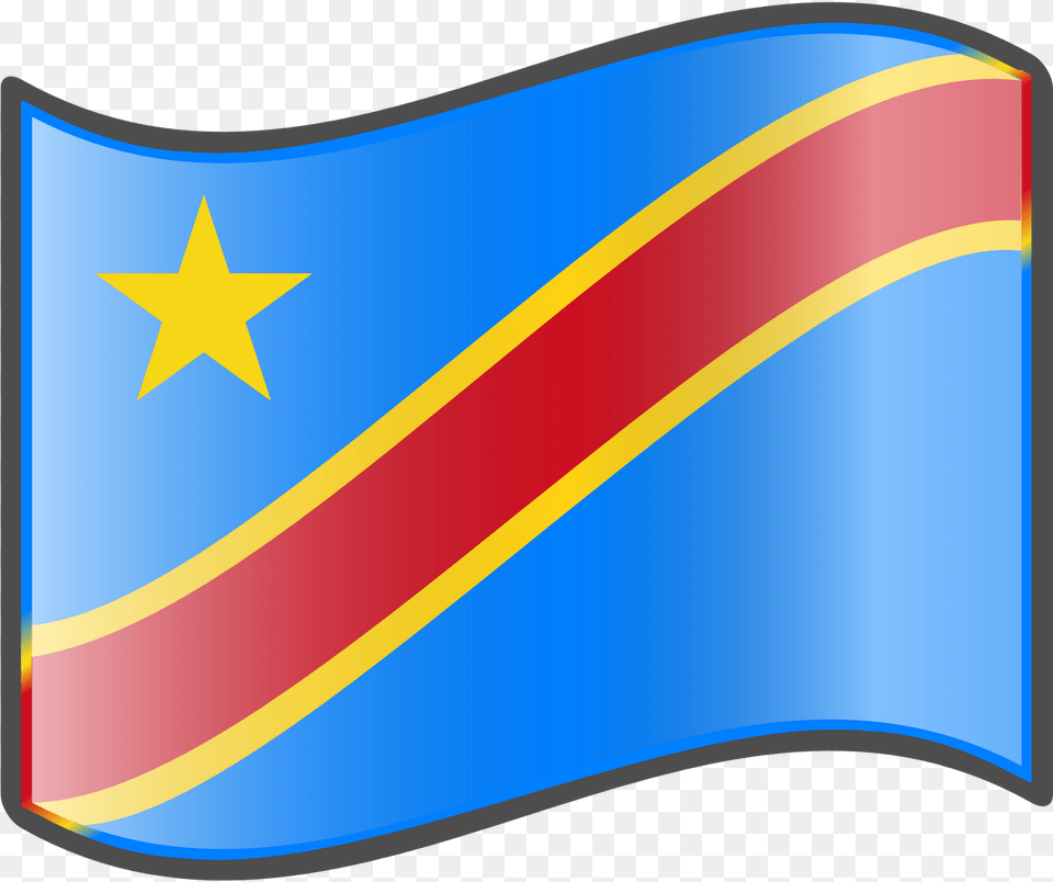 3d Graphics Wave Flag Of Democratic Republic Of Congo Congo Flag Transparent Background, Blackboard Free Png