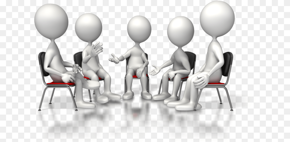 3d Group Session Group Therapy Clip Art, Person, People, Crowd, Baby Free Png Download