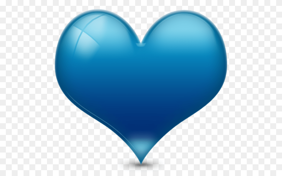 3d Heart Clipart Blue Heart Transparent Background Heart, Balloon, Astronomy, Moon, Nature Png Image