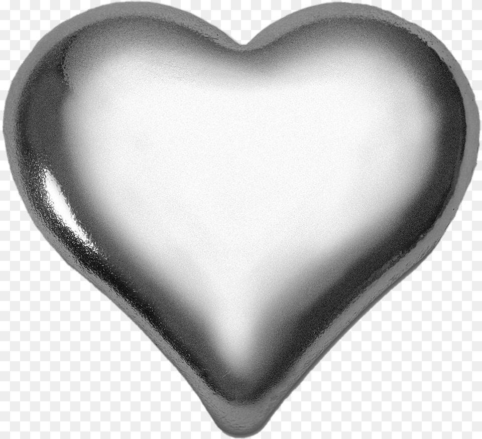 3d Heart Silver Metal Metallic Love Silver Full Background Silver Heart Free Transparent Png