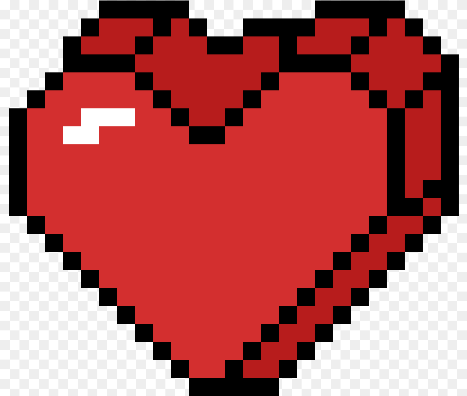 3d Heart Pixel Art Heart Free Transparent Png