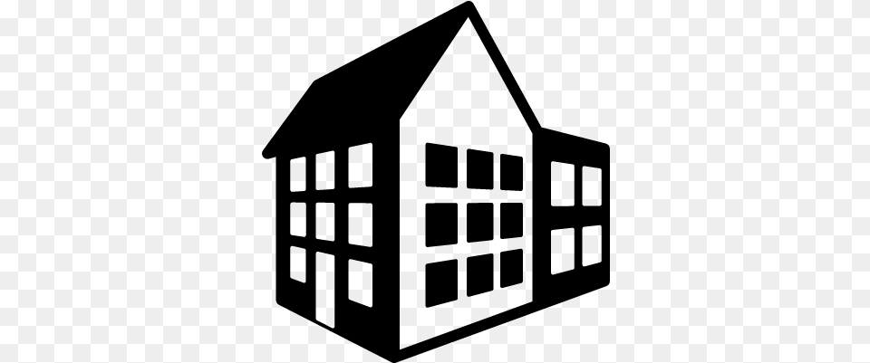 3d House Vector Vector Houses Icon, Gray Free Transparent Png