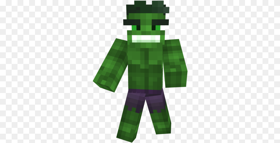3d Hulk Skin Minecraft, Green, Toy, Person Png