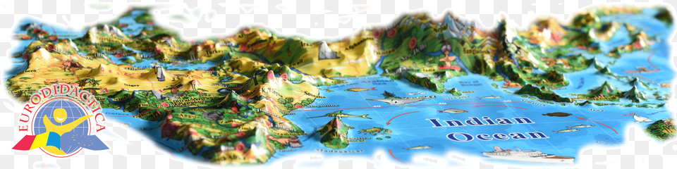 3d Illustrated Map Hd, Water, Sea, Plot, Outdoors Free Transparent Png