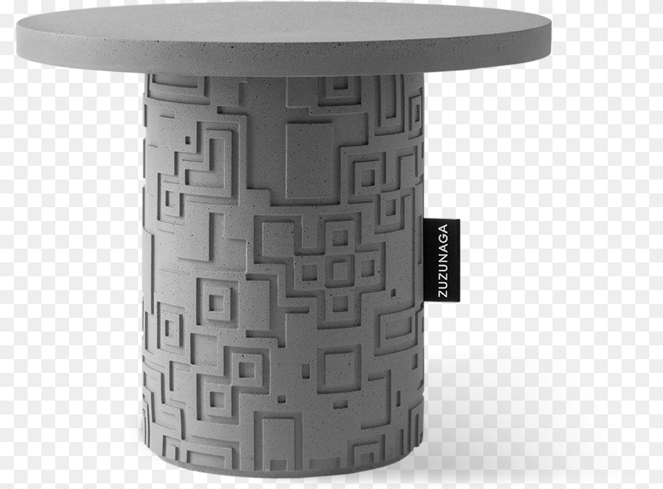 3d Inca Coffee Table Light Grey Coffee Table, Coffee Table, Furniture, Cylinder, Architecture Png Image
