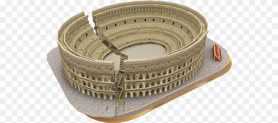 3d Jigsaw Puzzle Cubicfun 3d Puzzle Colosseum, Amphitheatre, Architecture, Arena, Building Png