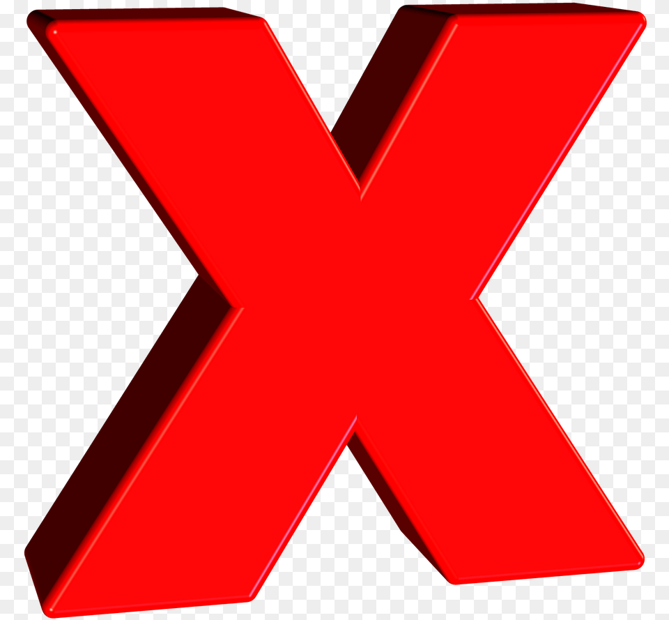 3d Letter X, Logo, Symbol Png