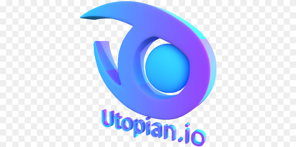 3d Logo Design For Utopian Steemit Circle, Art, Graphics, Disk, Outdoors Free Png