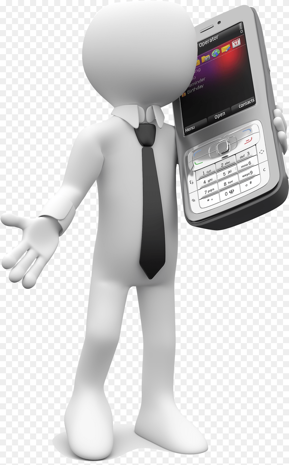 3d Man Calling Cell Phone, Electronics, Baby, Person, Mobile Phone Png