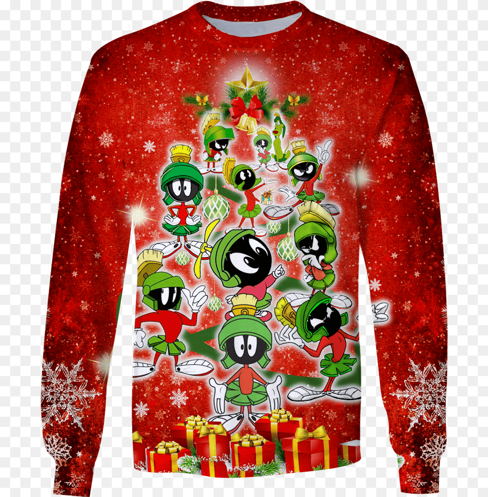 3d Marvin The Martian Tshirt Long Sleeved T Shirt, Long Sleeve, Clothing, Sleeve, Sweater Free Png
