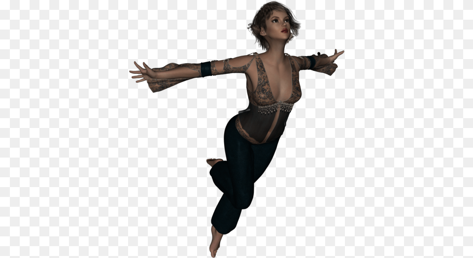 3d Model 3d Computer Graphics, Adult, Tattoo, Skin, Person Free Png Download