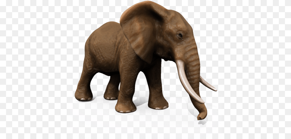 3d Model Transparent Animal 3d, Elephant, Mammal, Wildlife Free Png