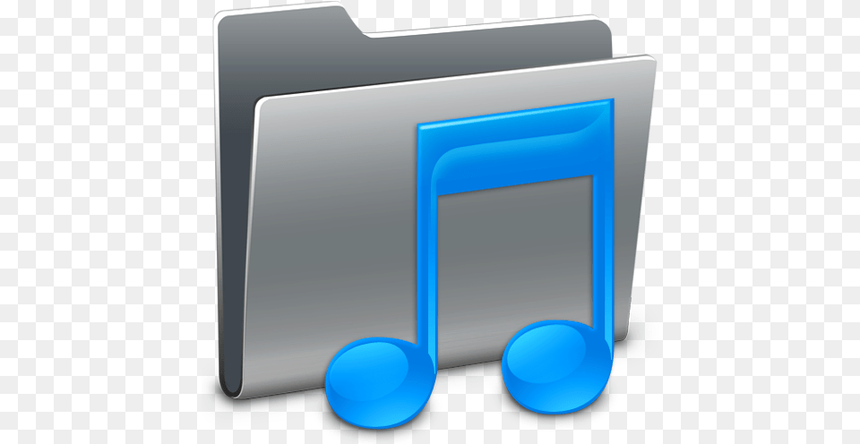 3d Music Folder Icon Of Hyperion Descargar Carpeta De Msica, File, Mailbox Png