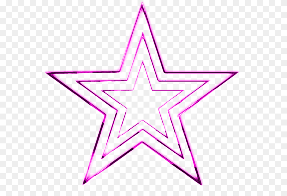 3d Neon Star, Star Symbol, Symbol Free Png