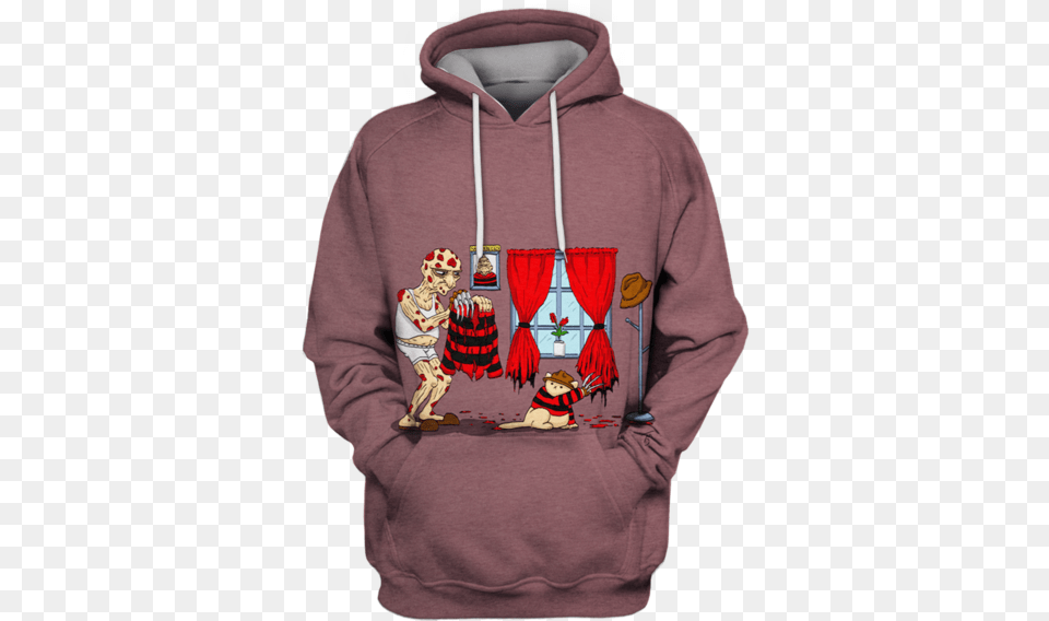 3d Nightmare On Elm Street Tshirt, Knitwear, Clothing, Sweatshirt, Hoodie Free Png Download