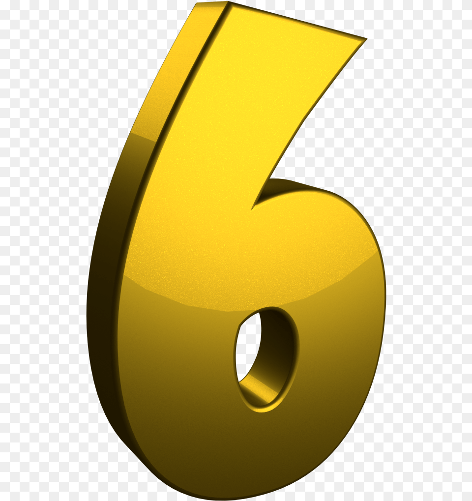 3d Number 6, Symbol, Text Png