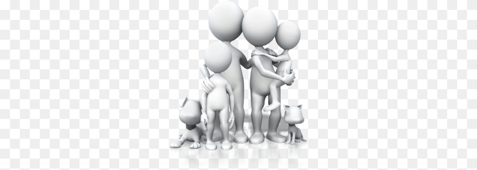 3d People Family, Person, Chess, Game, Crowd Png Image