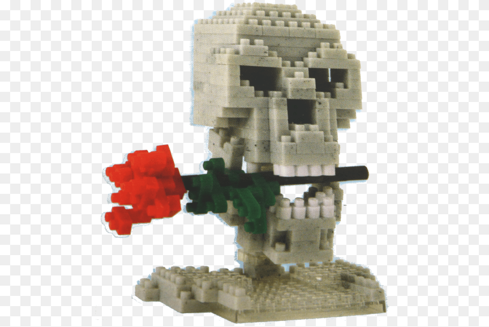 3d Pixel Puzzle 3d Pixel Skull, Robot Png Image