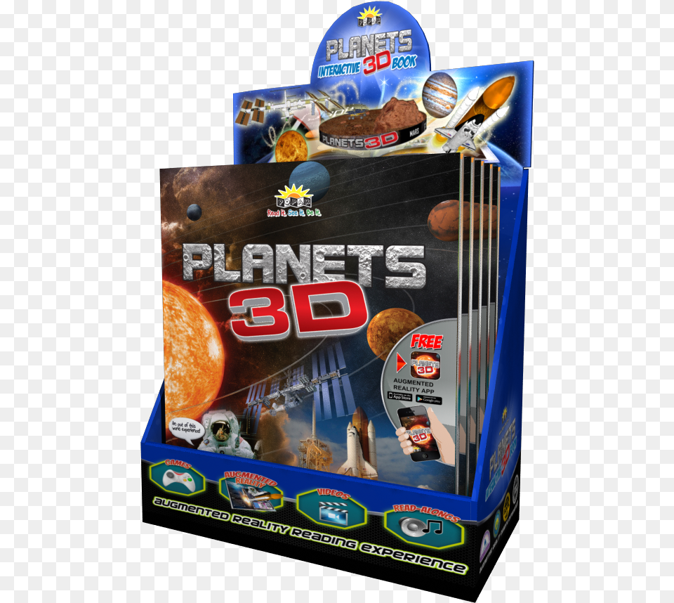 3d Planets Book Planets 3d Book, Person, Bread, Food Free Transparent Png