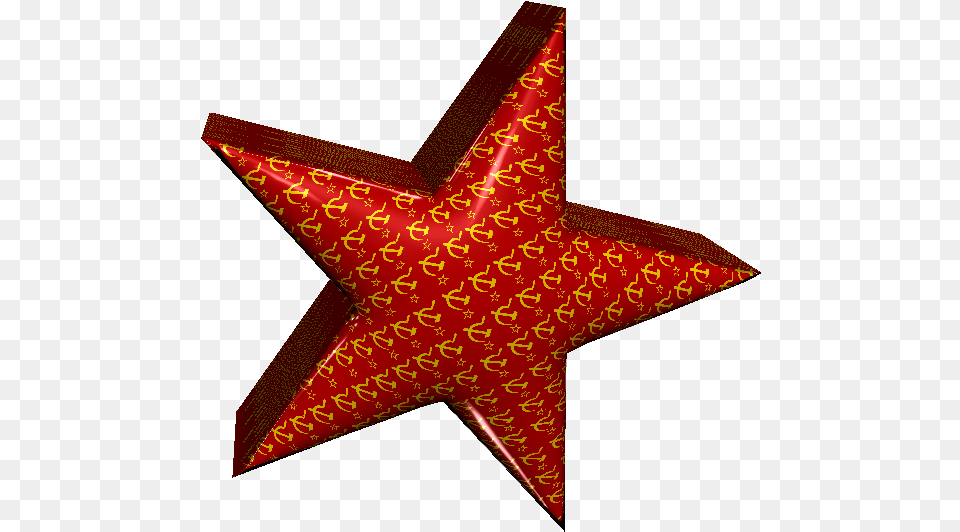 3d Plastic Soviet Star Portable Network Graphics, Star Symbol, Symbol Png Image