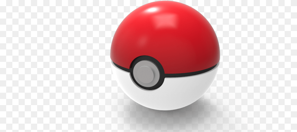 3d Pokeball Pokemon Ball 3d, Sphere, Clothing, Hardhat, Helmet Free Png Download