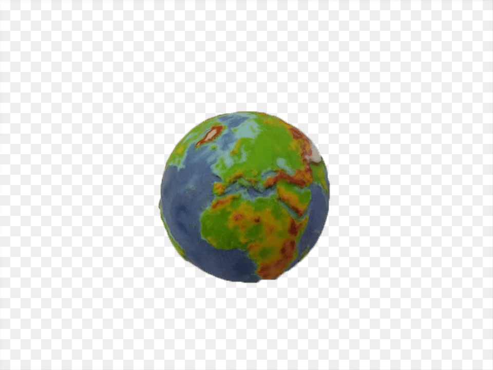 3d Printed Earth Globe False Colour Relief Earth, Astronomy, Outer Space, Planet Free Transparent Png