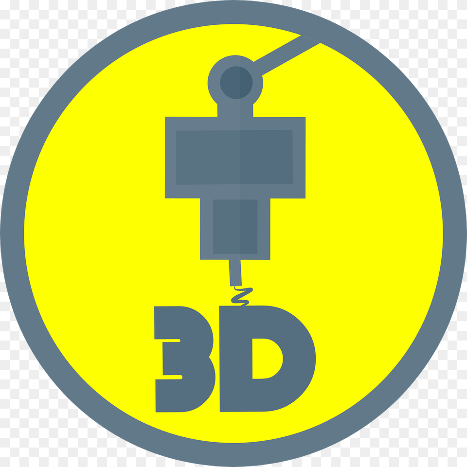 3d Printer Head Extruder Print 3d Logo, Sign, Symbol Free Png Download