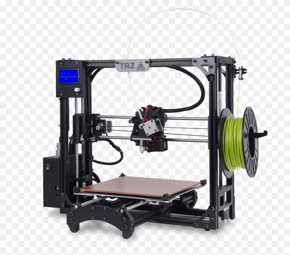 3d Printer Lulzbot Taz, Machine, Crossbow, Weapon Free Transparent Png